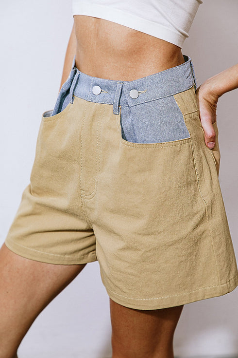 major-mood-denim-twill-shorts Flying Tomato-Sophia's Style-3